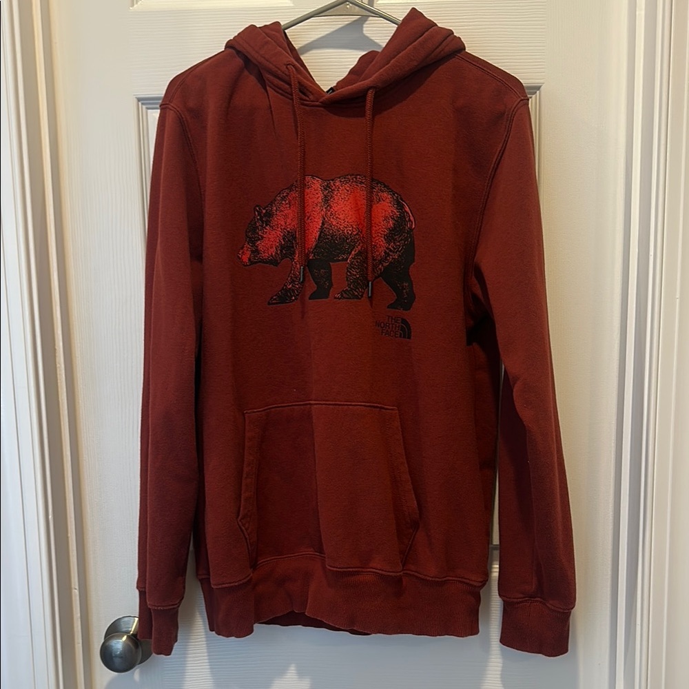 North Face Red Bear Graphic Sweater Pullover
